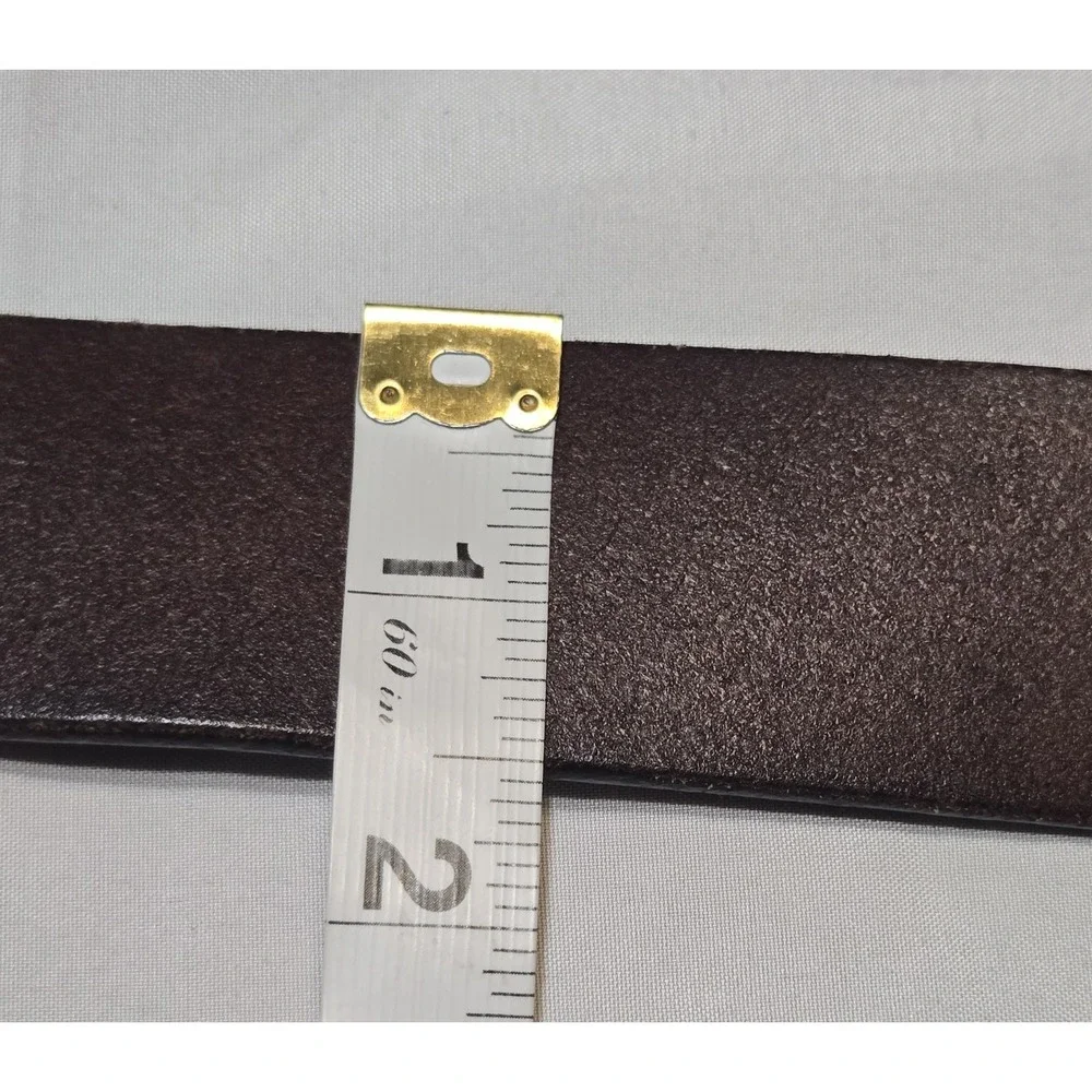 Winchester Gen Leather Soft Dark Brown Belt Size 39 Mens Vtg 1.5